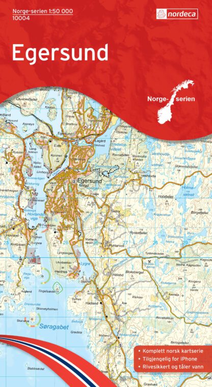 Nordeca 10004 Egersund - Kart
