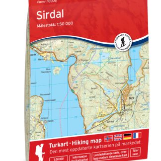 Nordeca 10005 Sirdal - Kart