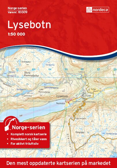 Nordeca 10009 Lysebotn - Kart
