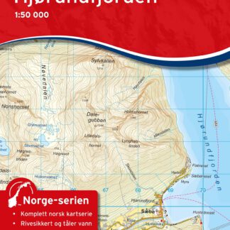 Nordeca 10070 Hjørundfjorden - Kart