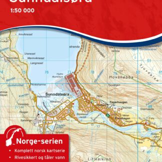 Nordeca 10078 Sunndalsøra - Kart